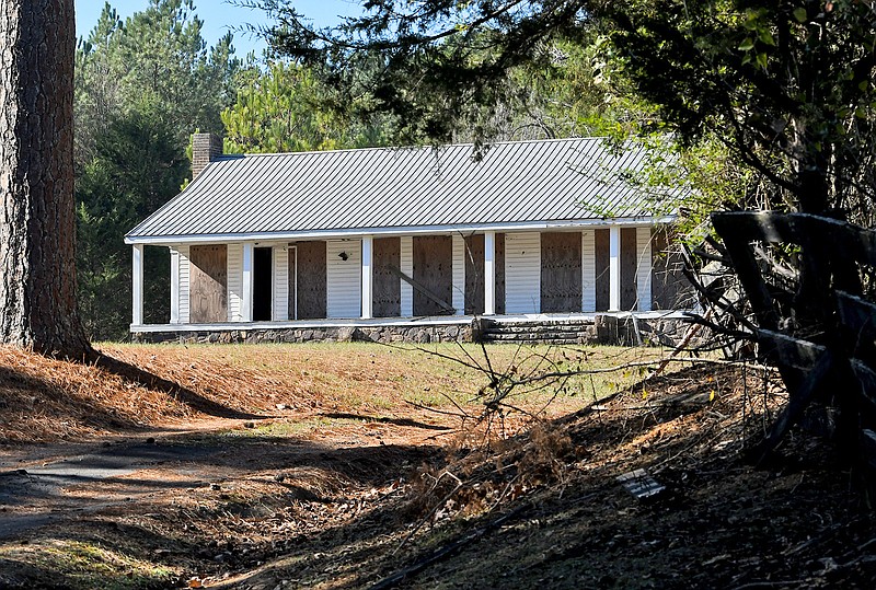 Staff Photo by Robin Rudd /  The Yates House was photographed Wednesday. in Catoosa County, Ga. The Yates House near Ringgold was built on land Presley and Rachel Thedford Yates received in the Cherokee Land Lottery of 1832. The house is on the Georgia Trust for Historic Preservation’s 10 Places in Peril for 2023. It is one of two places on the list found in Northwest Georgia.