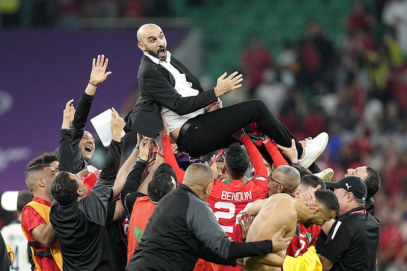 Good looking Moroccan football coach wins World Cup fans' hearts