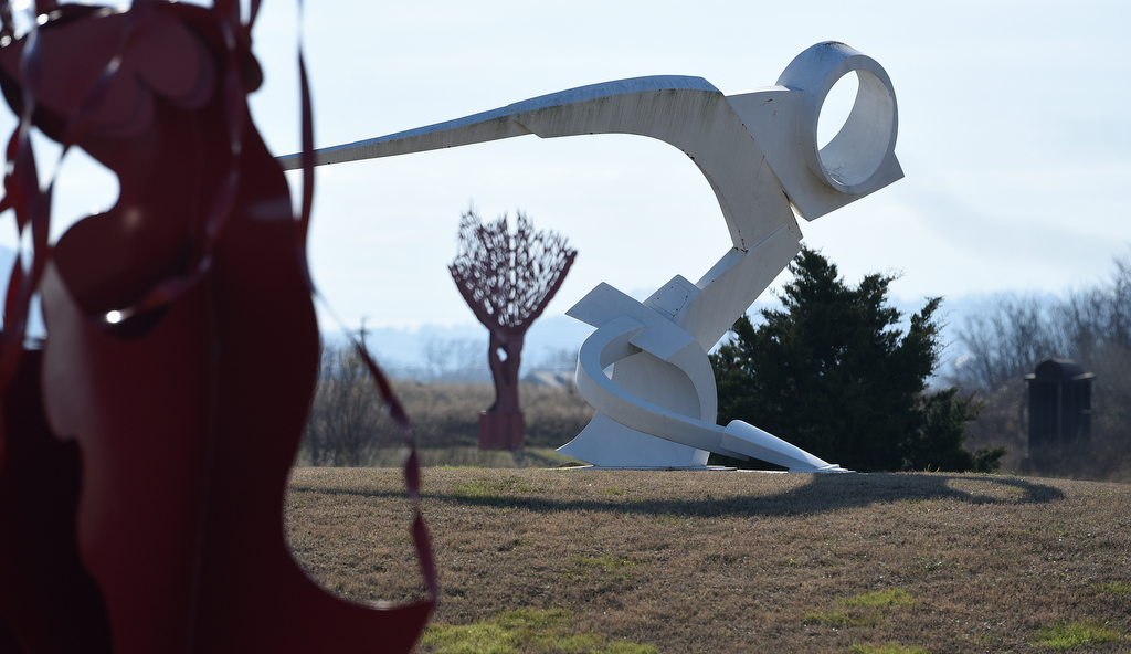 Staff photo by Matt Hamilton / Statues at Montague Park on Wednesday, Dec. 21.