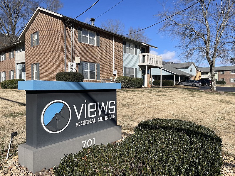 Photo by Dave Flessner / The Views of Signal apartments on Morrison Springs Road, seen Friday, was bought this week by Rise Properties for nearly $17.8 million.