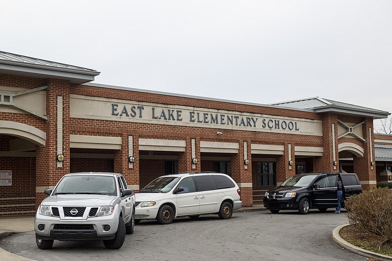 Staff photo / Heather Davis, a teacher at East Lake Elementary, said she, her colleagues and administrators were unaware of a rule involving differentiated compensation.