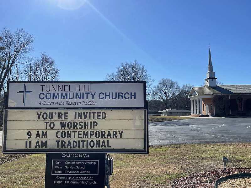 Contributed Photo by the Rev. Jay Tenney / Tunnel Hill Community Church, formerly Tunnel Hill United Methodist Church, was one of 70 North Georgia congregations formally approved to leave the United Methodists in the summer of 2022. For now, it has declined to affiliate with another denomination.