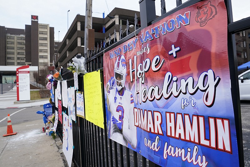 Damar Hamlin has shown 'signs of improvement' but remains in critical  condition, team says