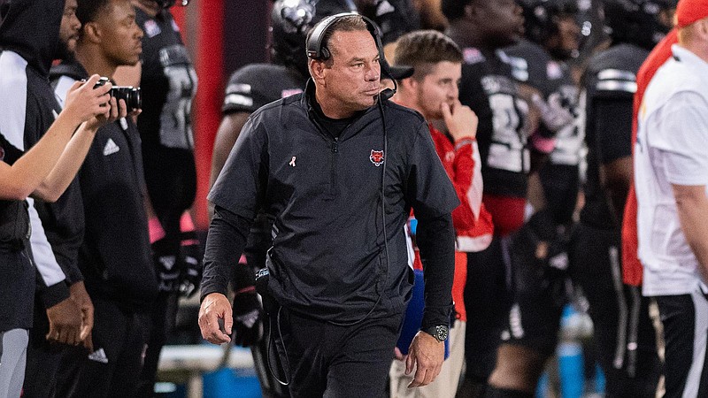 Arkansas State athletics photo / Arkansas State football coach Butch Jones was among 10 coaches who voted Tennessee seventh in the final USA Today poll. Two coaches, North Carolina State’s Dave Doeren and Nevada’s Ken Wilson, tabbed the Vols eighth.