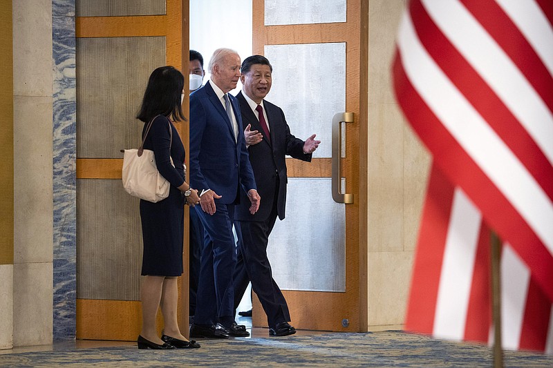 Photo/Doug Mills/The New York Times / President Joe Biden, center, meets with President Xi Jinping of China in Bali, Indonesia, on Nov. 14, 2022.