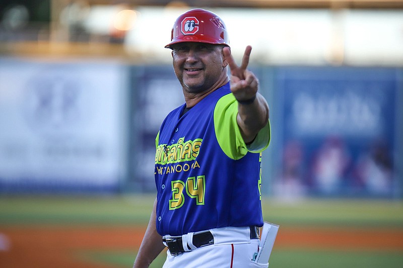 Staff file photo by Olivia Ross / Jose Moreno will return for a second consecutive season as manager of the Chattanooga Lookouts in 2023.