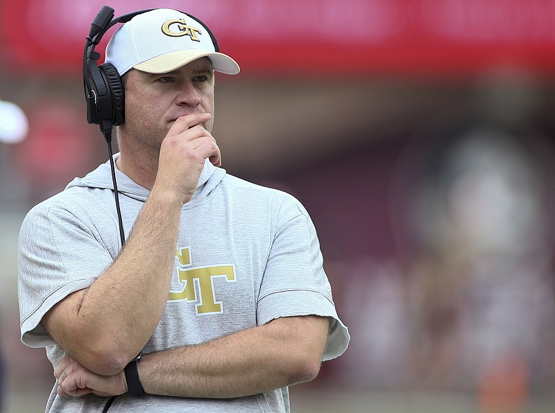 AP file photo by Phil Sears / Georgia Tech football coach Brent Key announced his staff for the 2023 season Wednesday.