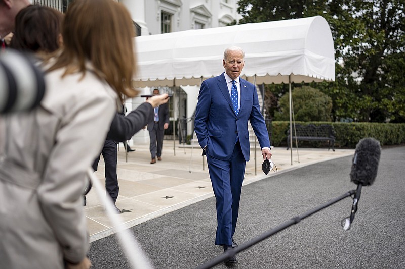 Photo/Doug Mills/The New York Times / President Joe Biden talks to reporters at the White House in Washington on Jan. 4, 2023.