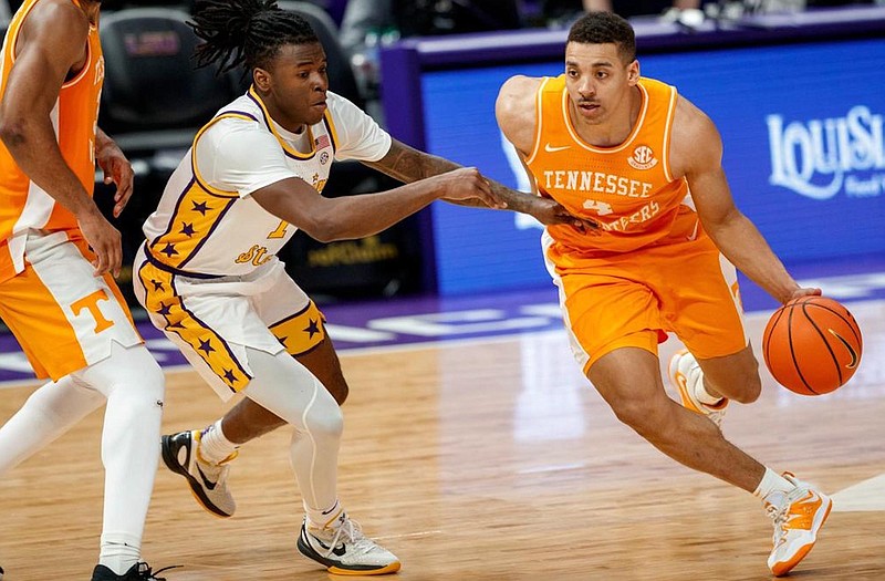 Tennessee Athletics photo / Tennessee senior guard Tyreke Key, a graduate transfer from Indiana State, collected 10 points and seven rebounds during Saturday’s 77-56 win at LSU.