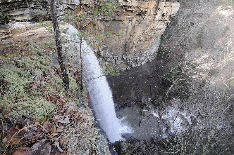 Staff File Photo / Falling Water Falls spills from atop Walden's Ridge on a December afternoon in 2015.