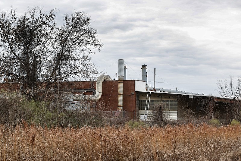 Mark Weber/The Daily Memphian / The backside of Sterilization Services of Tennessee is seen Dec. 19.