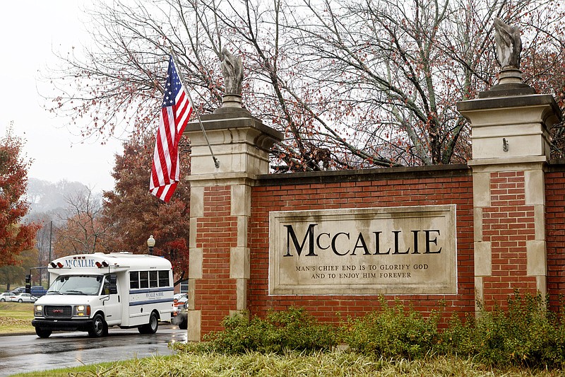 Staff Photo / McCallie School in Chattanooga is seen in 2019.