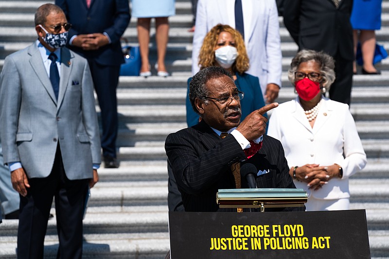 File photo/Anna Moneymaker/The New York Times / Rep. Sanford Bishop Jr., D-Ga., speaks at an event with House Democrats ahead of the vote for George Floyd Justice in Policing Act of 2020, at the Capitol Hill in Washington, on Thursday, June 25, 2020. The bill stalled in the Senate.