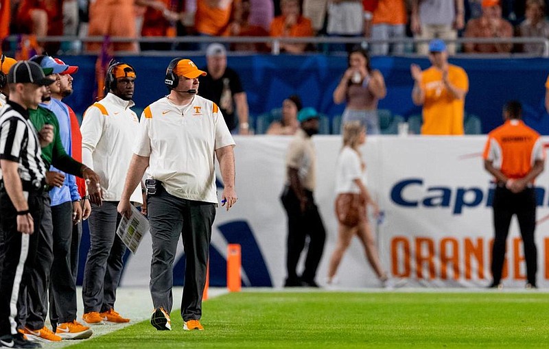 Tennessee Athletics photo / Tennessee football coach Josh Heupel will enter his third season in Knoxville earning more than his 10 full-time assistants combined.