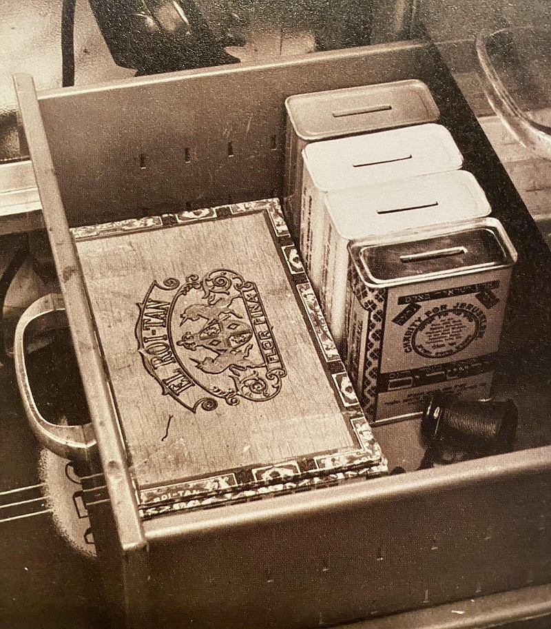 Contributed photo / Robert Siskin's cigar box contained his benevolent funds. His sons kept it as a reminder of his concern for others.