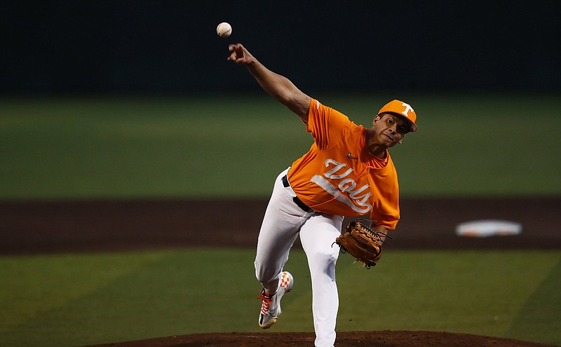 Tennessee Athletics photo / Tennessee sophomore pitcher Chase Burns racked up eight strikeouts Saturday night as the Volunteers broke free from Gonzaga for a 7-2 victory.