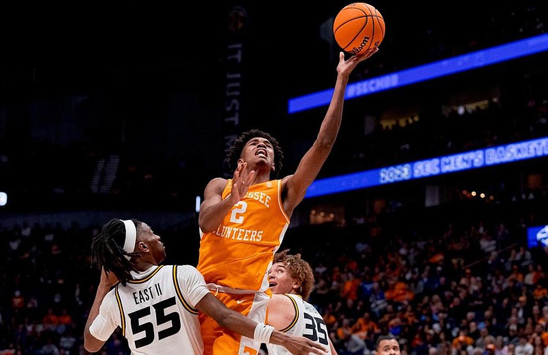 Tennessee Athletics photo / Tennessee freshman forward Julian Phillips has been a rare reliable inside presence for the Volunteers in recent games.