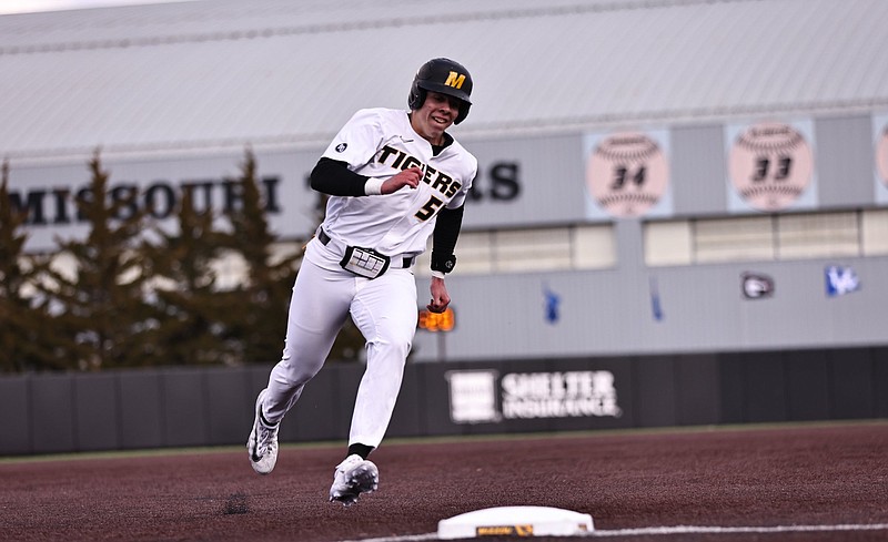 Missouri Athletics photo / Missouri freshman designated hitter Dalton Bargo went 2-for-4 with two RBIs during Friday's 9-1 surprise thumping of No. 2 Tennessee in Columbia.