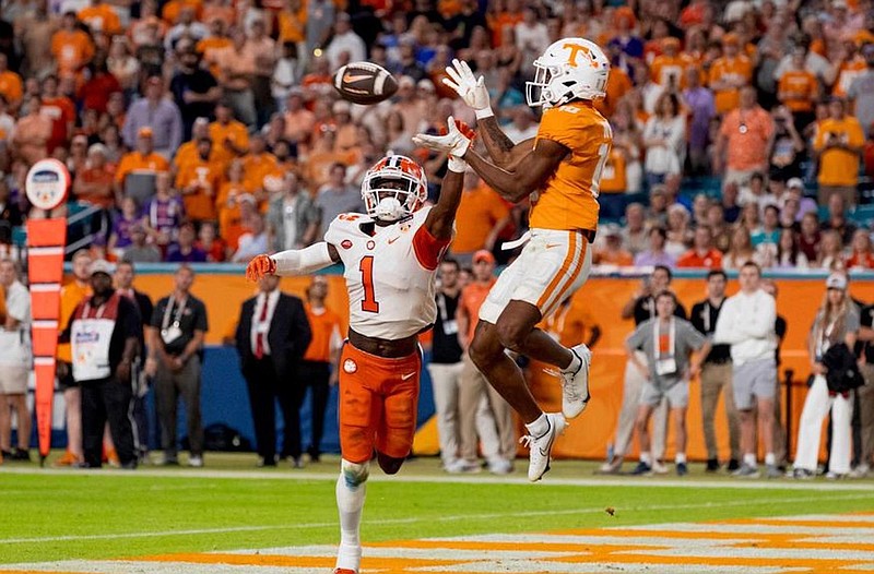 Tennessee Athletics photo / Tennessee sophomore receiver Squirrel White enters Monday's start to spring football practice coming off a nine-catch, 108-yard performance in the 31-14 Orange Bowl triumph over Clemson.