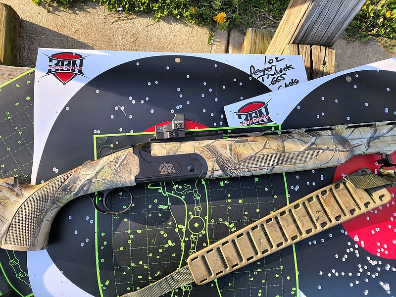 Photo contributed by Larry Case / CZ-USA's Magnum Reaper, an over-and-under shotgun, gives turkey hunters the chance to set chokes differently for close range and long range.