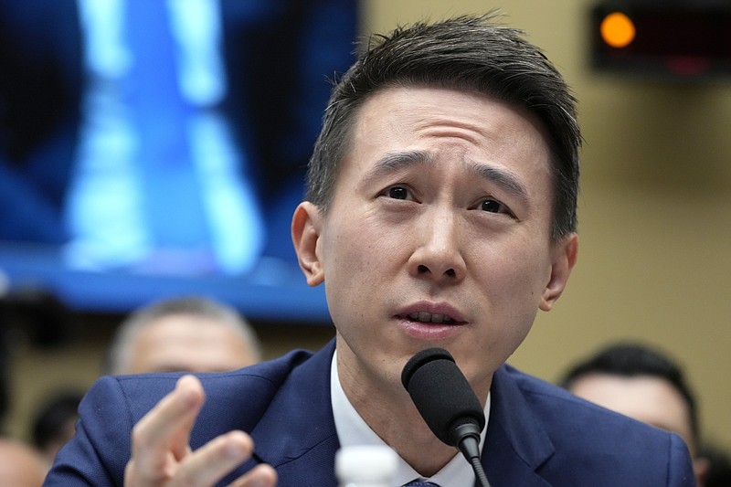 Photo/Alex Brandon/The Associated Press / TikTok CEO Shou Zi Chew testifies during a hearing of the House Energy and Commerce Committee on the platform's consumer privacy and data security practices and impact on children on Thursday, March 23, 2023, on Capitol Hill in Washington.