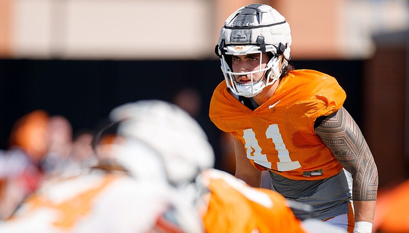 Tennessee Athletics photo / Tennessee sixth-year senior linebacker Keenan Pili, who signed with Brigham Young back in 2016, has the unique task of juggling college football with married life.