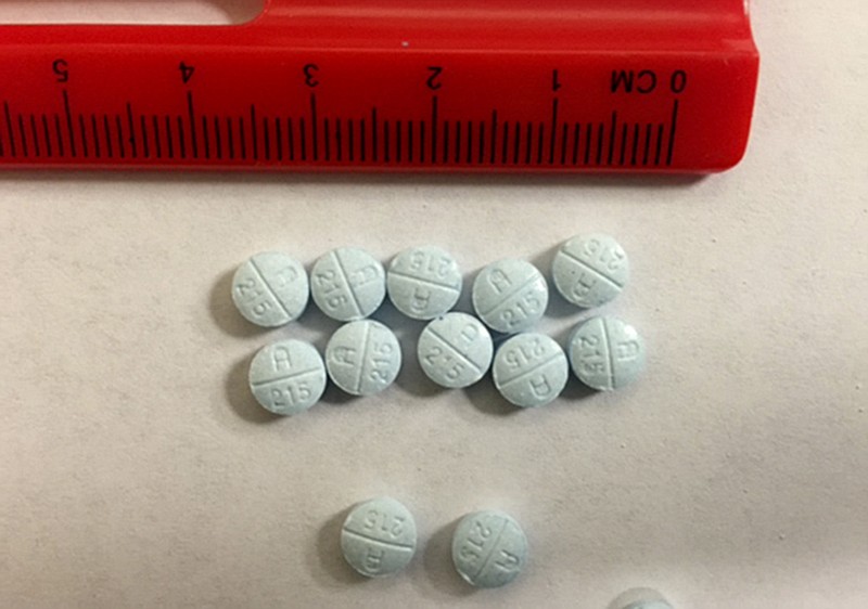 Tommy Farmer/Tennessee Bureau of Investigation via AP / This undated photo provided by the Tennessee Bureau of Investigation shows fake Oxycodone pills that are actually fentanyl that were seized and submitted to bureau crime labs.