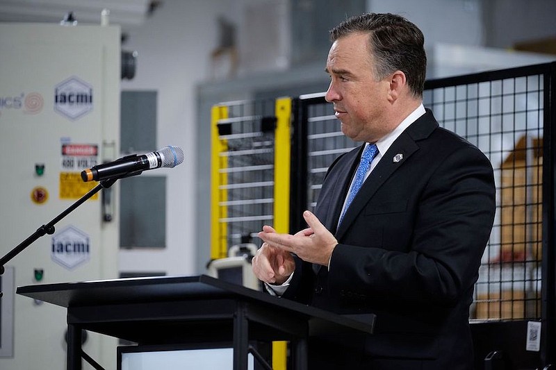 Contributed Photo / Steve McKnight, acting director of the Advanced Materials and Manufacturing Technologies office of the U.S. Department of Energy, announced Tuesday in Knoxville that the Institute for Advanced Composites Manufacturing Innovation is receiving a funding renewal from DOE.