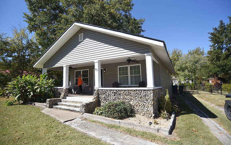 Staff Photo by Matt Hamilton / A rental home belonging to Donna Morgan in Chattanooga is pictured Oct. 14.