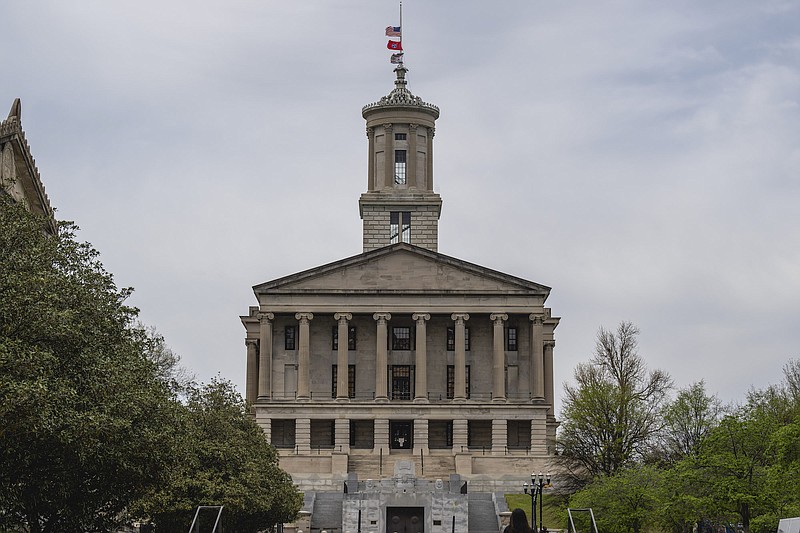 Photo/Jon Cherry/The New York Times / The Tennessee State Capitol in Nashville is shown on April 7, 2023, the day after the state House of Representatives Republican supermajority expelled two young black Democratic lawmakers.
