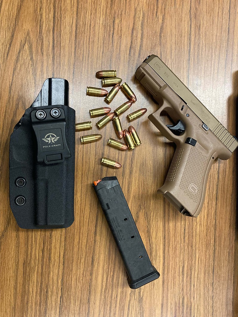 Student arrested, charged with bringing loaded gun, marijuana to