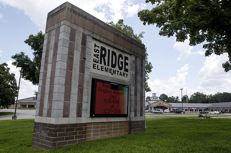Staff photo / East Ridge Elementary School, at 1014 John Ross Road, is seen on July 25, 2019, in Chattanooga.