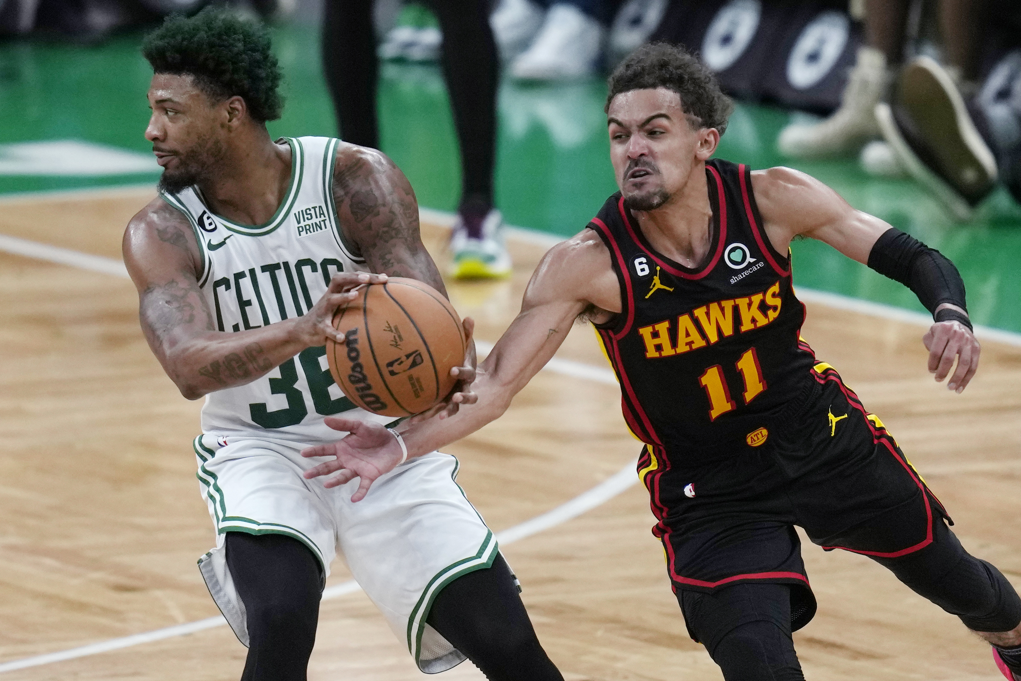 Atlanta Hawks on X: On the road, season on the line Ice Trae scores our  last 14 points of the game and drills the game winner. Overrated yeah  right 🥶🥶🥶  /