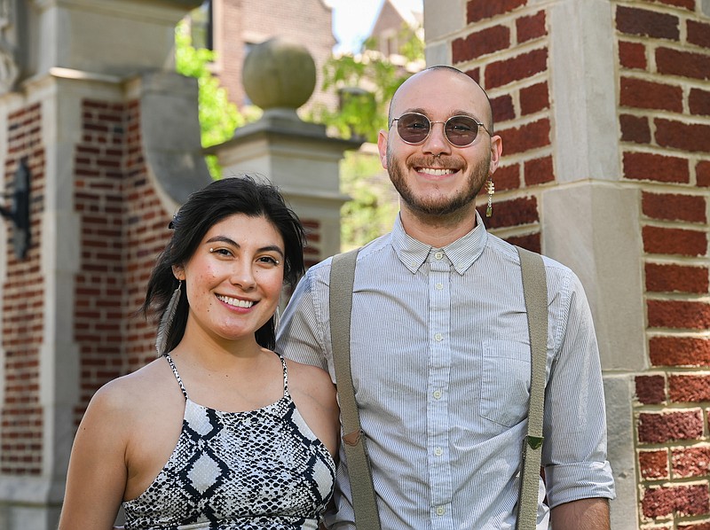 University of Tennessee Chattanooga / Alondra Gomez Nuñez and her husband, Jared Steiman, are shown on the campus at UTC. Steiman has been awarded a Fulbright English Teaching Assistantship and will be traveling to Mexico in the fall to teach English.