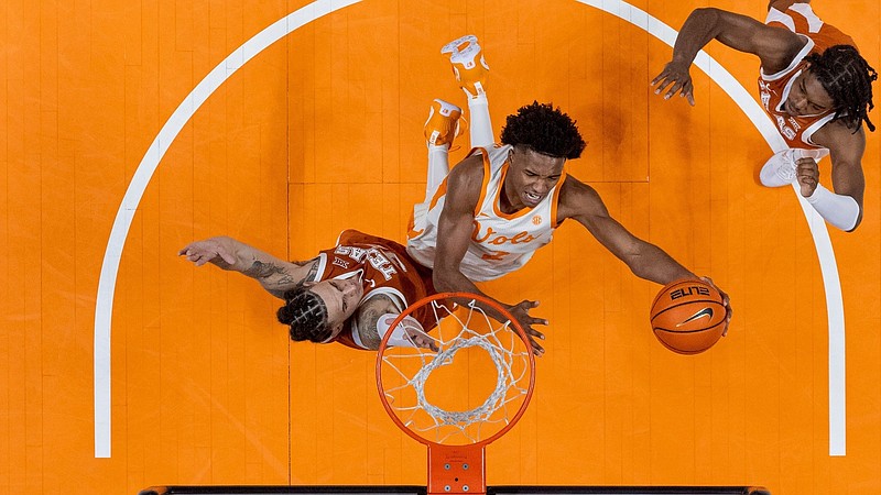 Tennessee Athletics photo / Tennessee forward Julian Phillips, who averaged 8.3 points and 4.7 rebounds as a freshman this past season, is entering the NCAA transfer portal.