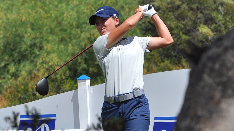 GoMocs.com photo / UTC golfer Dorota Zalewska hopes for better results in the second round of the NCAA national championship tournament Saturday after opening with a 76 on Friday in Scottsdale, Ariz.