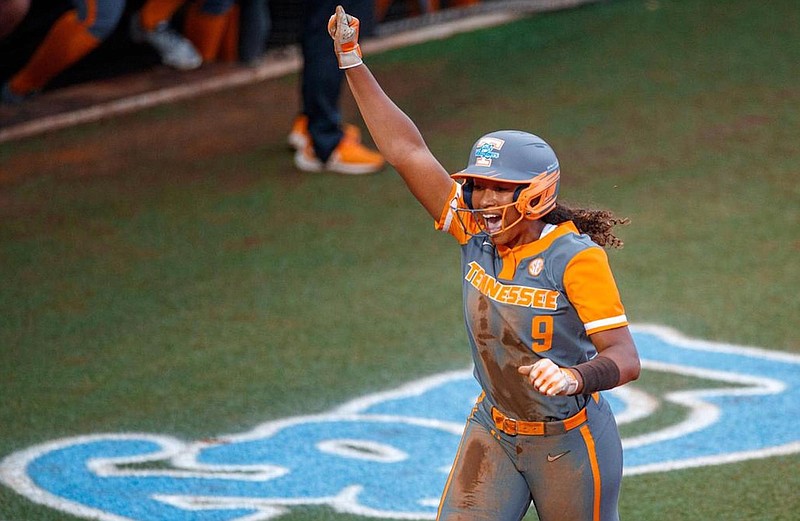 Tennessee Athletics photo / Tennessee's Kiki Milloy will enter this weekend's NCAA tournament super regional against Texas leading the nation with 25 home runs. The best-of-three series between the Lady Vols and Longhorns starts Friday afternoon inside Sherri Parker Lee Stadium.