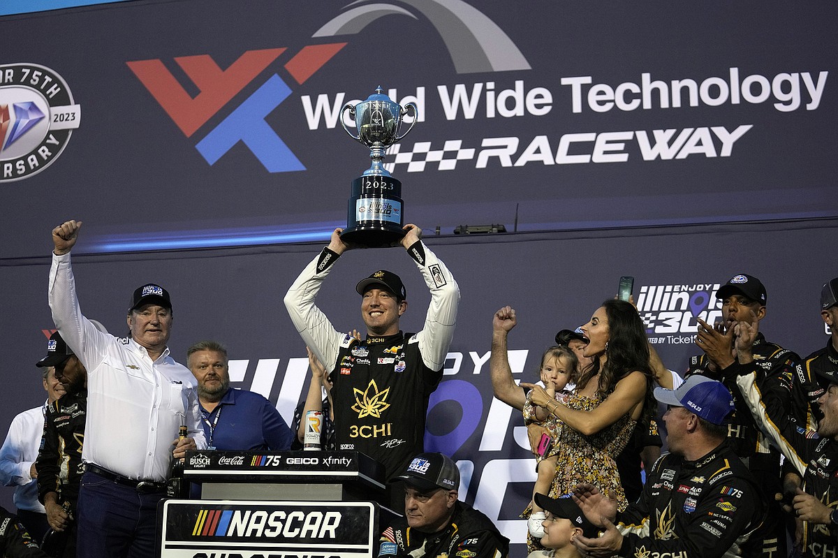 Auto racing roundup: Kyle Busch endures on long day for Cup Series ...