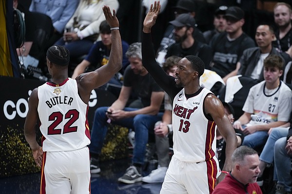 Heat rally late beat Nuggets to even NBA Finals  Chattanooga Times Free Press