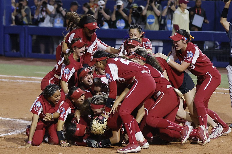 Oklahoma wins Women’s College World Series for third straight year to