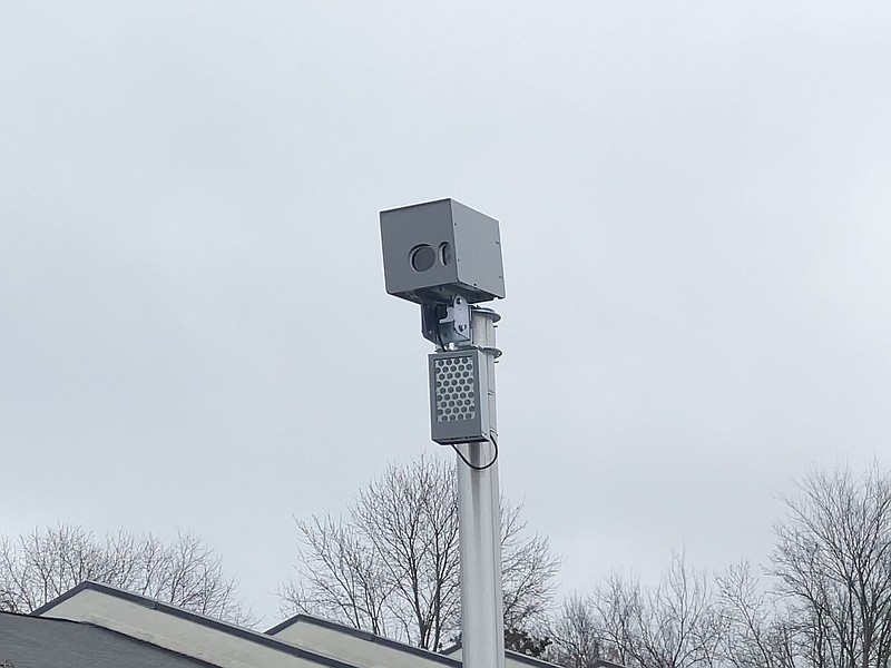 Staff Photo by Andrew Wilkins / Automated traffic enforcement cameras, photographed in mid-Janurary, have been installed near Ringgold Middle School in Ringgold, Ga. Soddy-Daisy has purchased similar technology from the same Chattanooga company, Blue Line Solutions.