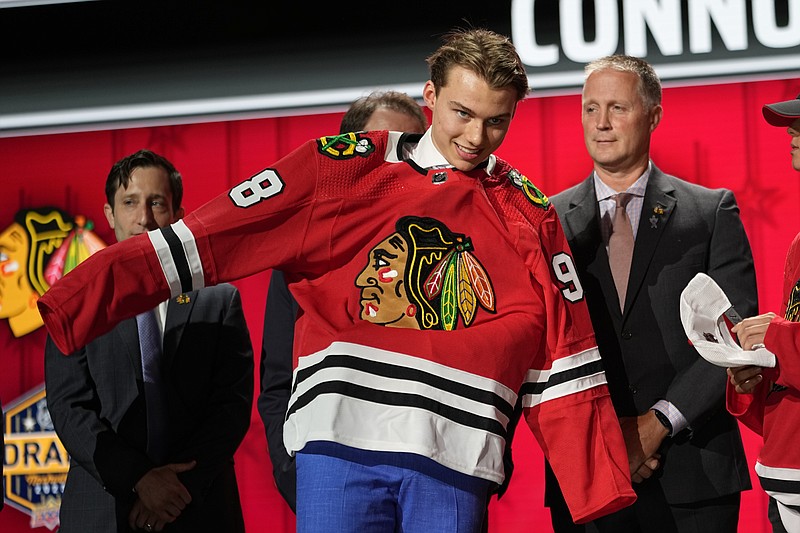 NHL draft No. 1 pick Connor Bedard excited to join Chicago Blackhawks