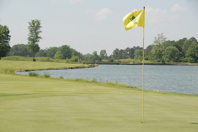 Staff file photo / Shown is the green for the 15th hole at The Honors Course, which opened on July 2, 1983. While there have been some changes to the Ooltewah course over time, it has remained dedicated to the mission of emphasizing golf for golf's sake and the amateur game.