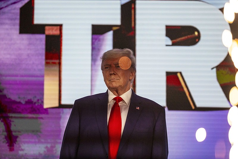 Photo/Saul Martinez/The New York Times / Former President Donald Trump appears at the Turning Point USA Student Action Summit in West Palm Beach, Fla., on July 15, 2023. Republicans in Congress turned the news that Trump could face charges related to the Jan. 6 riot into attacks against his successor in the White House.