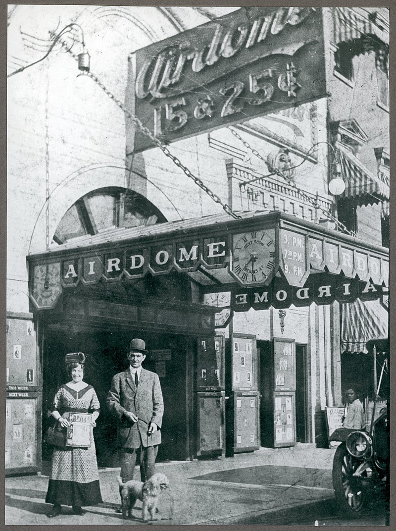 Contributed photo via ChattanoogaHistory.com / This 1911 photo shows a vaudeville theater in downtown Chattanooga called the Airdome that staged family-friendly variety shows.