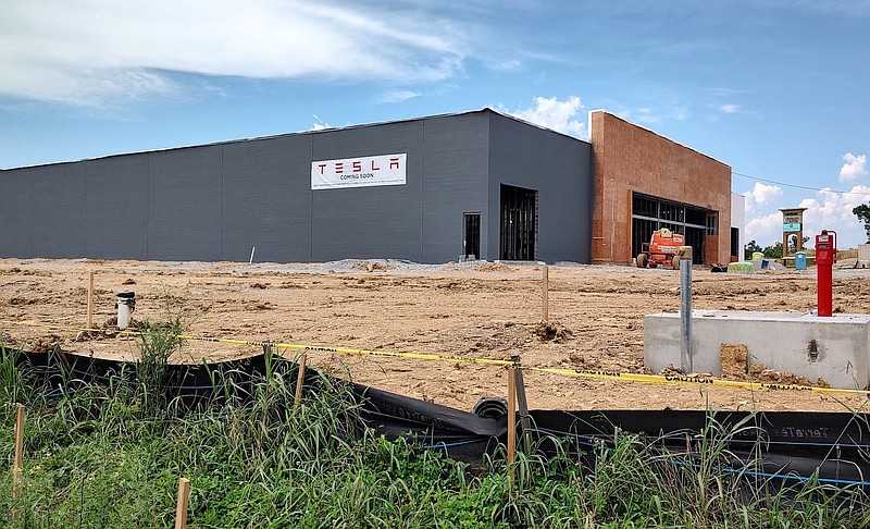 Photography by Mike Pare / A Tesla showroom and service center is slated for 2415 Elam Lane.