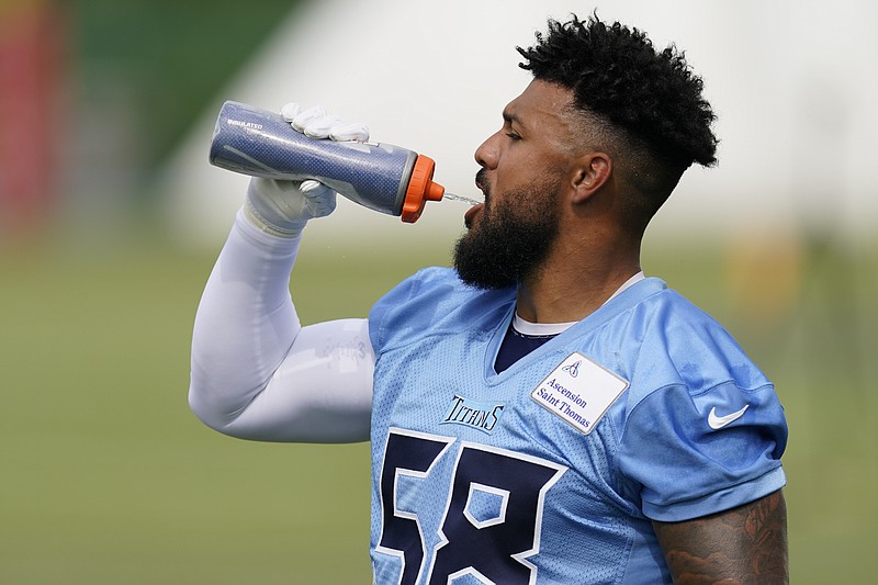 Titans linebacker Harold Landry III 'ecstatic' in return after