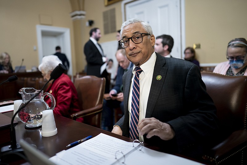 File photo/J. Scott Applewhite/The Associated Press / Rep. Bobby Scott, D-Va., the ranking member of the House Education and the Workforce Committee, prepares to testify before the House Rules Committee at the Capitol in Washington on Wednesday, March 22, 2023.
