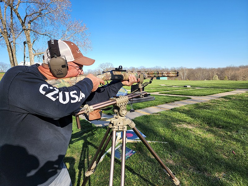 Photo by Larry Case / The Reaper Magnum turkey shotgun is just one of the innovations that have appeared in CZ-USA's lineup because of the innovation of competitive shooter and product manager David Miller, pictured.