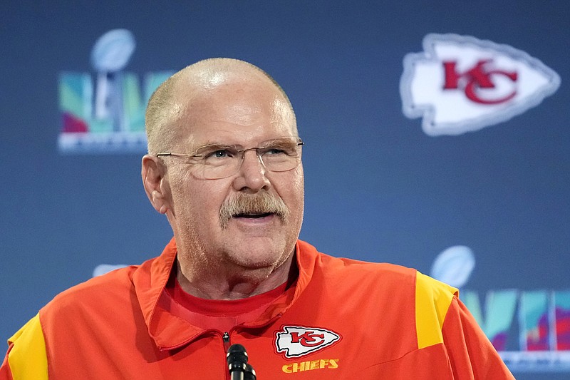 Andy Reid in the lead spot in AP's NFL Top 5 head coach rankings